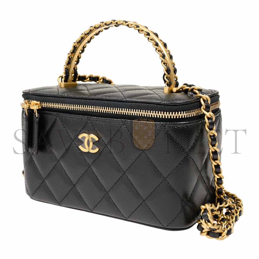 Ch*el woven hand-held woc box bag ap4064 (19*12*4cm)